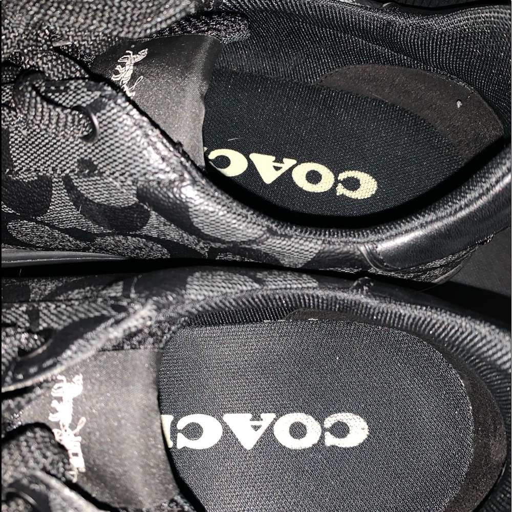 Men’s Coach designer shoes. Worn a few times as shown. 100% authentic. Size 10US